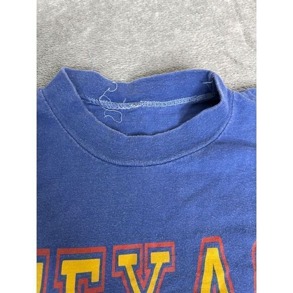 Vintage 80s Dallas Texas Short Sleeve T Shirt Men's Size Small Blue - Picture 6 of 10
